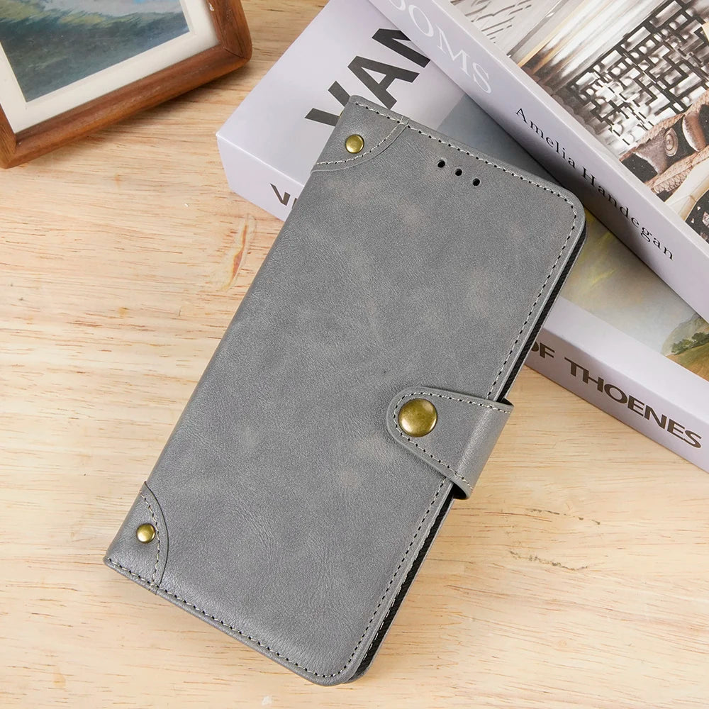For Blackview XPLORE 2/XPLORE 2 Projector/XPLORE 2 Satellite Case Metal Buckle Retro Leather Back Case Cover Phone Accessories