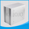 Aluminum Enclosure 250*100*300mm Waterproof Split Case PCB DIY Instrument Electronic Project Protective Box Silver