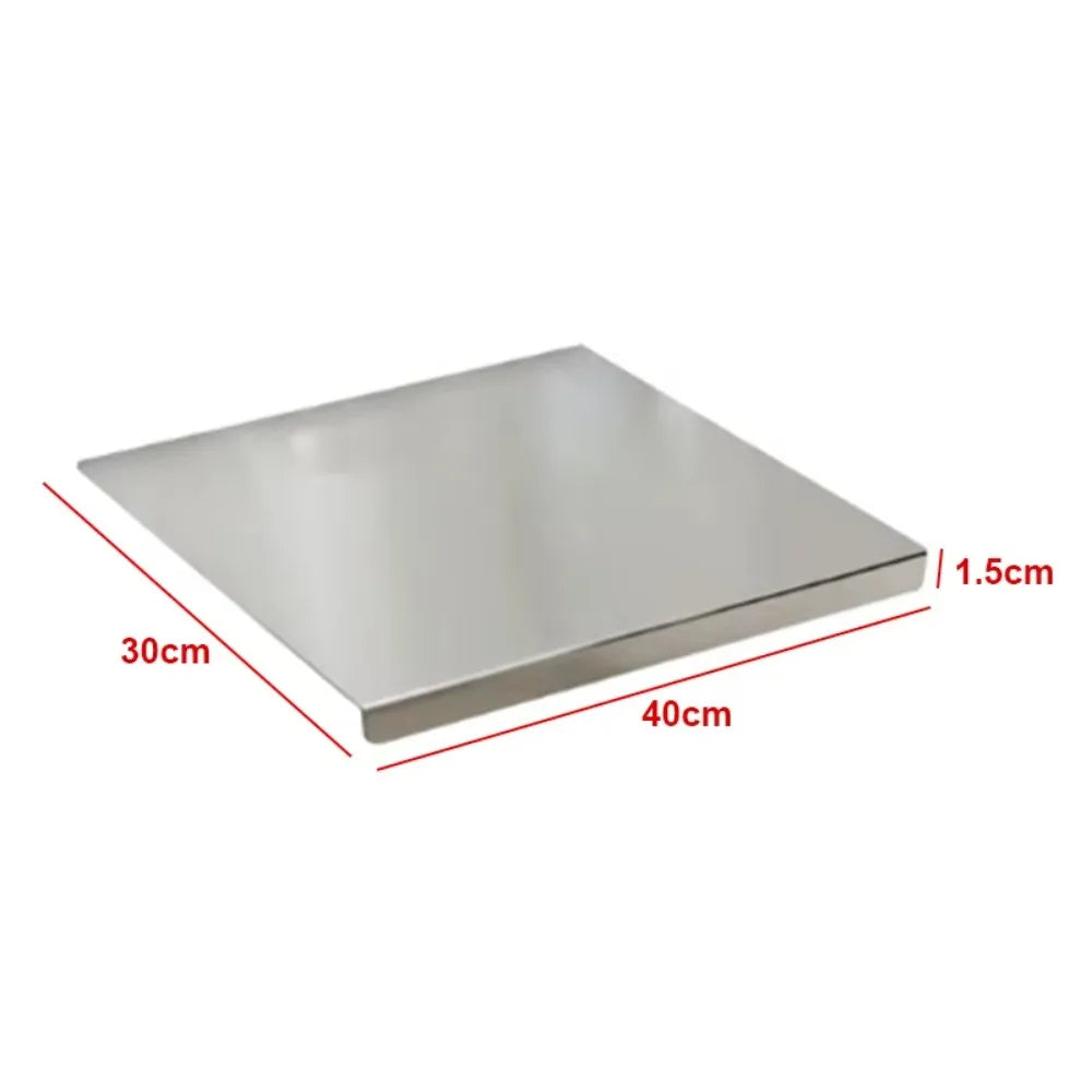 This Stainless Steel Kitchen Cutting Board Is Easy To Clean, Double-sided and Versatile Suitable for Handling Kitchen Vegetables