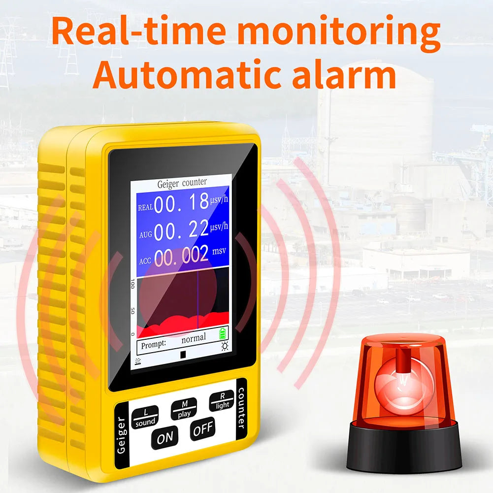 XR3 BR-9C Digital Nuclear Radiation Detector Electromagnetic Radiation Test Accessories X-ray Gamma Beta Radiation Detector