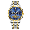 PAAZOMU Luxury Men Watch Top Original Waterproof Luminous Chronograph Man Wristwatch Stainless Steel Quartz Men's Watches Reloj