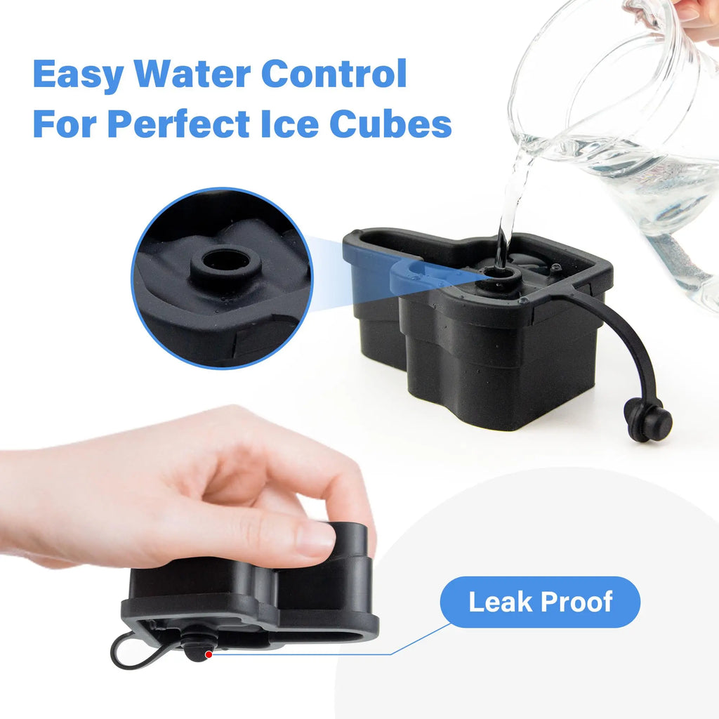 Middle Finger Ice Cube Mold Easy-Release Silicone Fun Shapes BPA Free Idea for Party Whiskey Cocktails Coffee Drinks