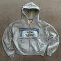 25Spring and Autumn European and American Version Unisex Cute Hoodie Youth Oversized Sweatshirt Casual Clothes Zipper Jacket