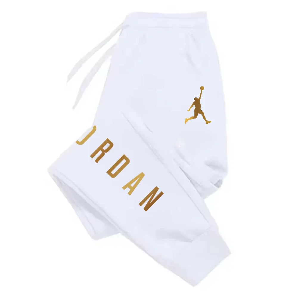 25 Autumn/Winter Trendy Letter Print Harajuku Versatile Daily Outdoor Running Fitness Casual Loose Comfortable Men Sports Pants