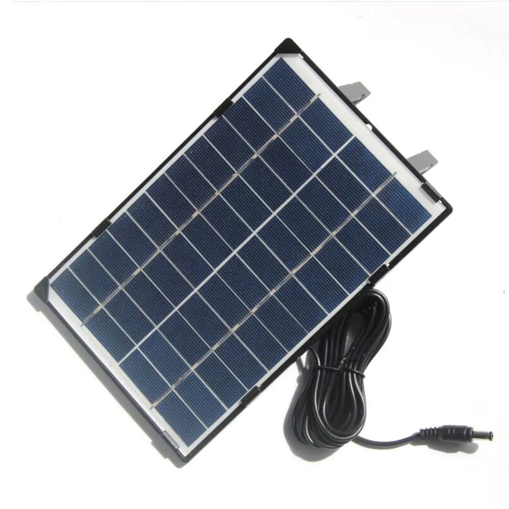 15W 12V Solar Panel Polycrystalline Solar Charger Suitable For Garden Light RV Outdoor Solar Panels Camera Security Monitoring