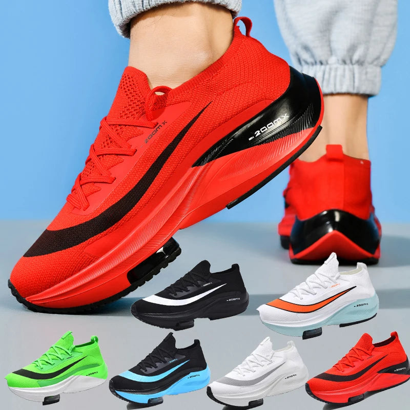 New Men's And Women's Running Shoes With Ultra Light, High Elasticity, And Shock-absorbing Cushioning. Outdoor Sports Shoes With