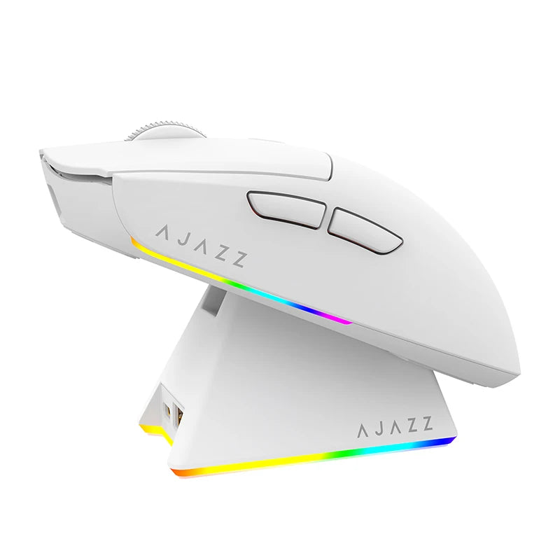 AJ139-V2-MC Tri-mode Wired/2.4GHz /BT Wireless Gaming Mouse with Dock PAW3311 Gaming Chipset 12000DPI Max