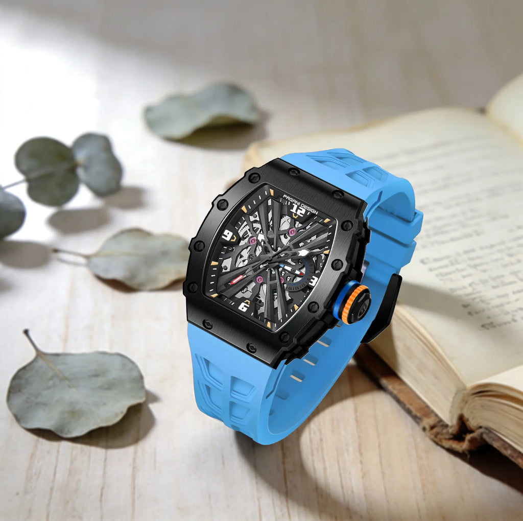 PAGANI DESIGN Men's Quartz Watch 42MM High-End Business Exclusive Texture VH65 Movement Luminous Automatic Date Waterproof Watch
