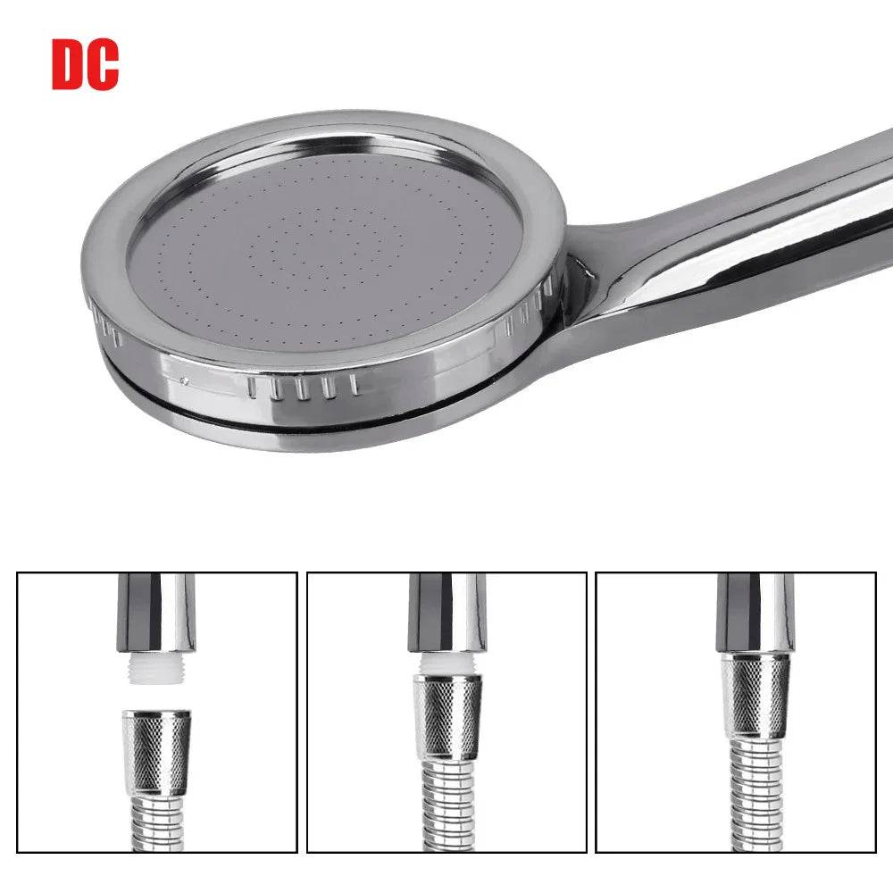 Premium Luxury Rainfall Chrome Shower Head with High Pressure Water Saving Nozzle for Ultimate Spa Bath Experience Easy Install
