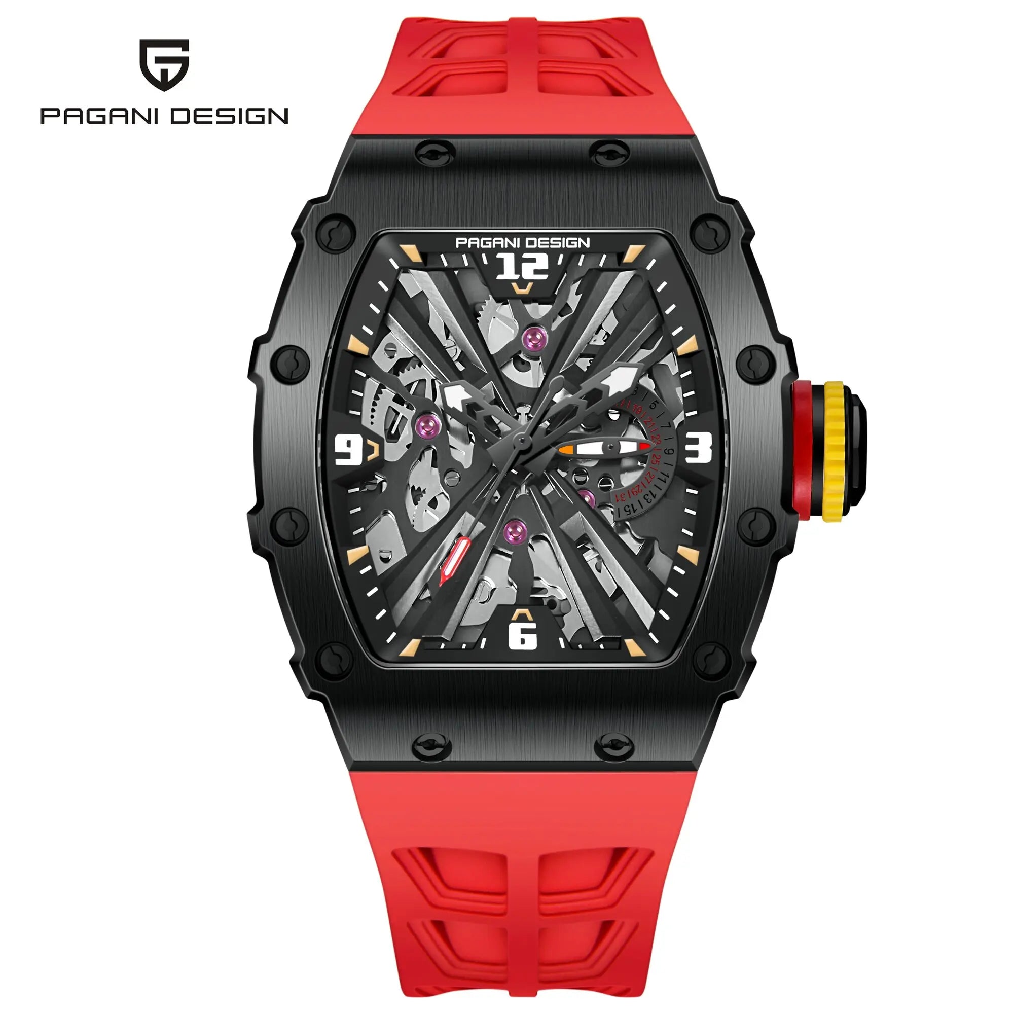PAGANI DESIGN Men's Quartz Watch 42MM High-End Business Exclusive Texture VH65 Movement Luminous Automatic Date Waterproof Watch