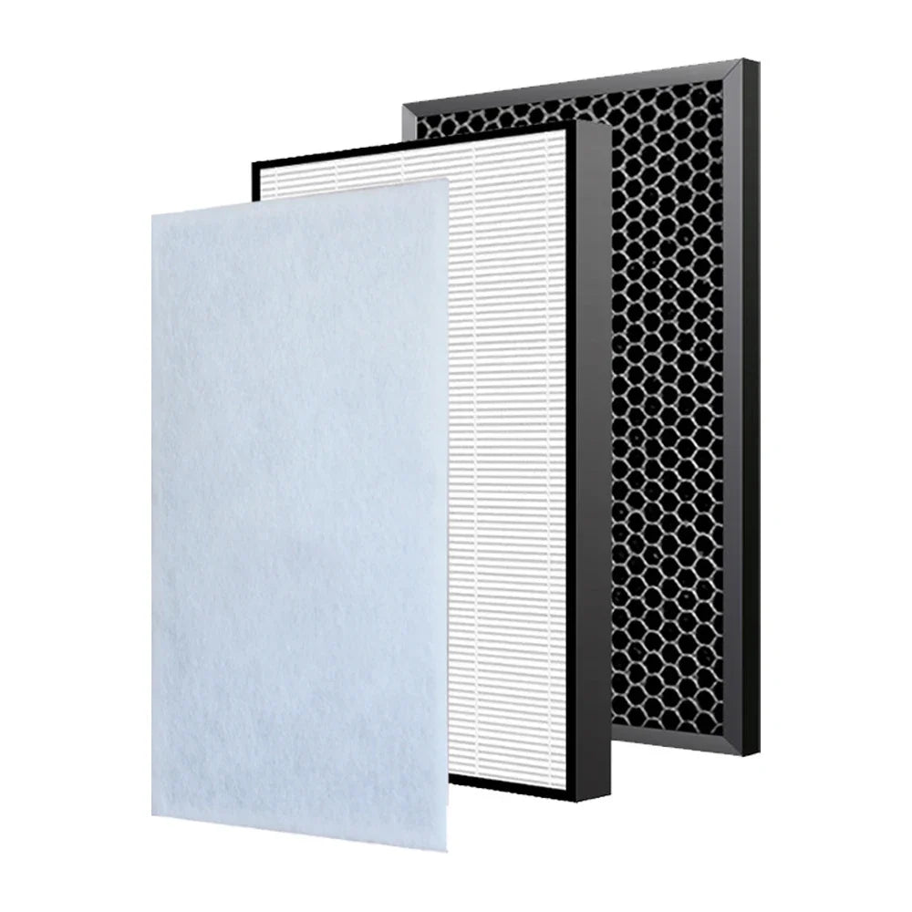 1set For Panasonic Air Purifier F-VXH50R F-VXR50R F-VXH50A F-VXH50H F-VXH50M Replacement HEPA Filter and Activated Carbon Filter