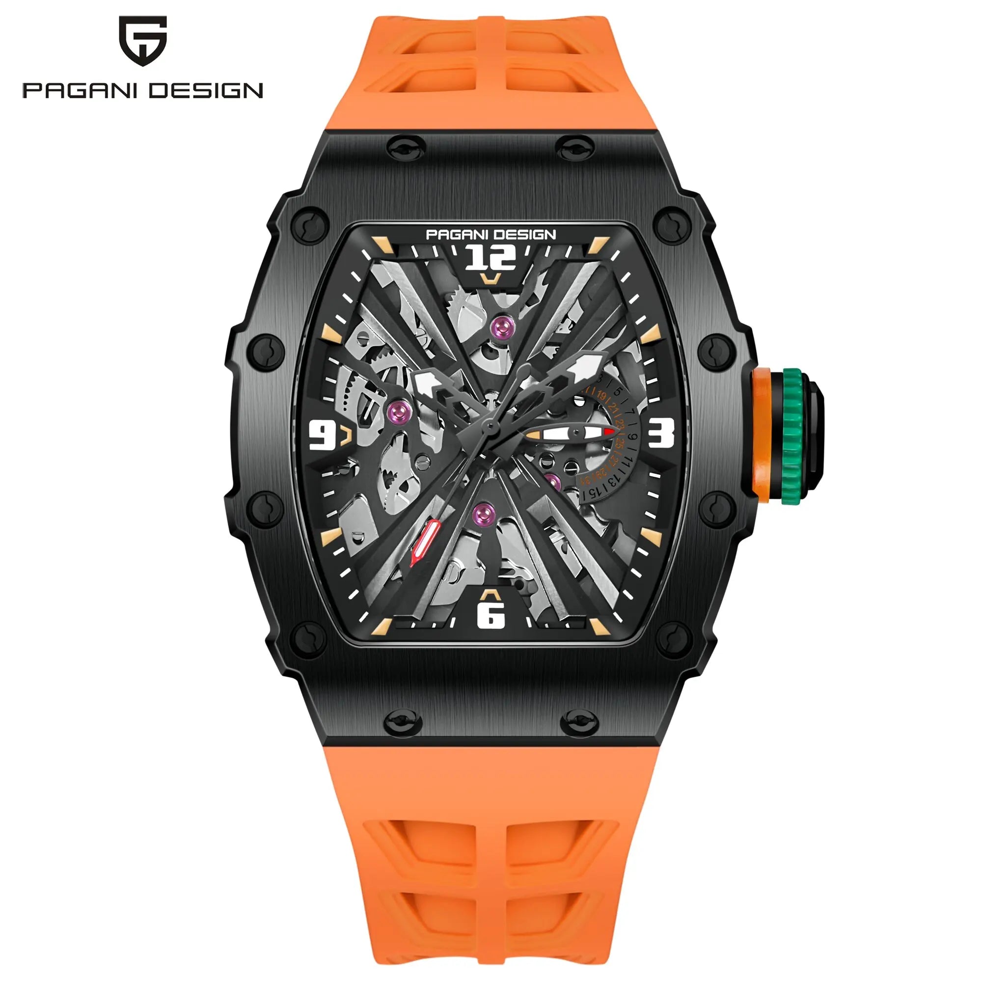 PAGANI DESIGN Men's Quartz Watch 42MM High-End Business Exclusive Texture VH65 Movement Luminous Automatic Date Waterproof Watch