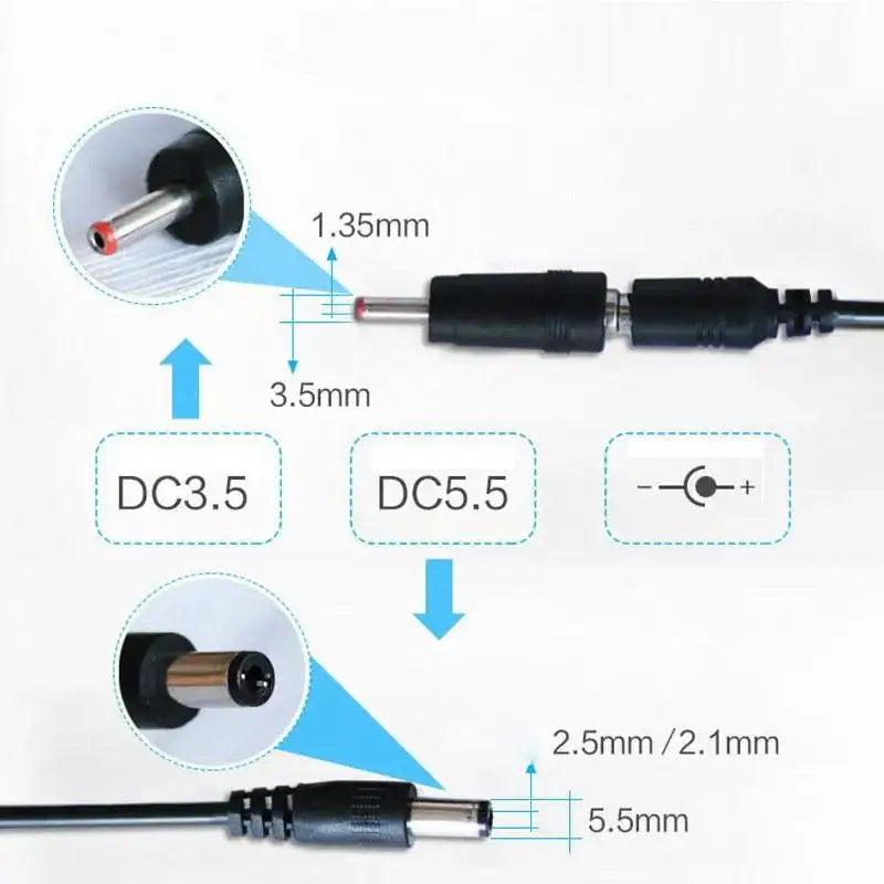 USB Boost Converter DC 5V To 9V 12V USB Step-up Converter Cable + 3.5x1.35mm Connecter For Power Supply/Charger/Power Converter