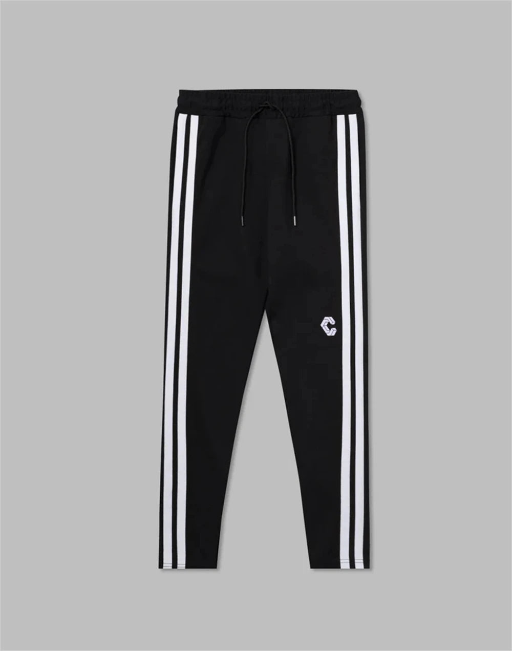 Corons 2024 Mens Joggers Side Stripe Sweatpants Man Gym Workout Fitness Cotton Trousers Male Casual Fashion Skinny Pants
