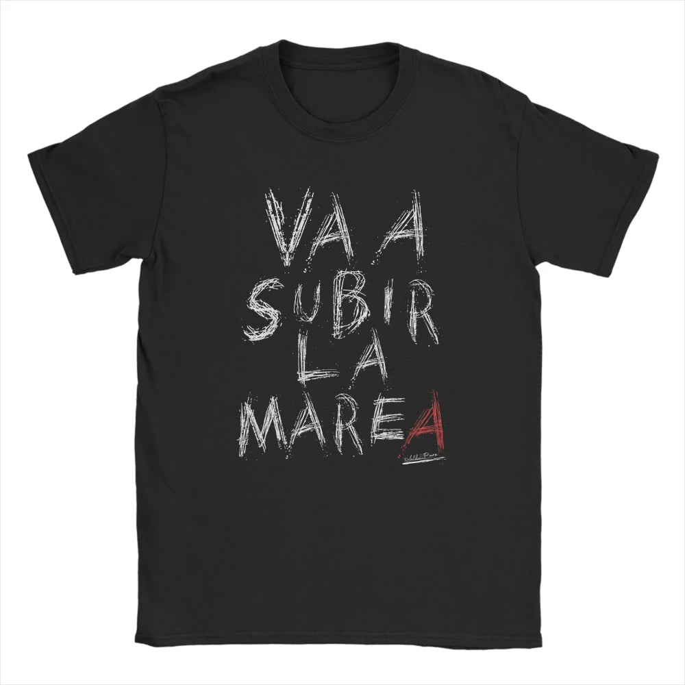 Robe Extremoduro Songs in Spanish T-Shirt Novelty T Shirts Man's Cotton O Neck Oversize Top Tees Short-Sleeve Streetwear Tshirts