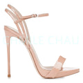 【Measure your feet length before order】Elegant Luxury Designer Women Sandal High Heel Banquet Prom Sandálias Femininas 23-CHC-30