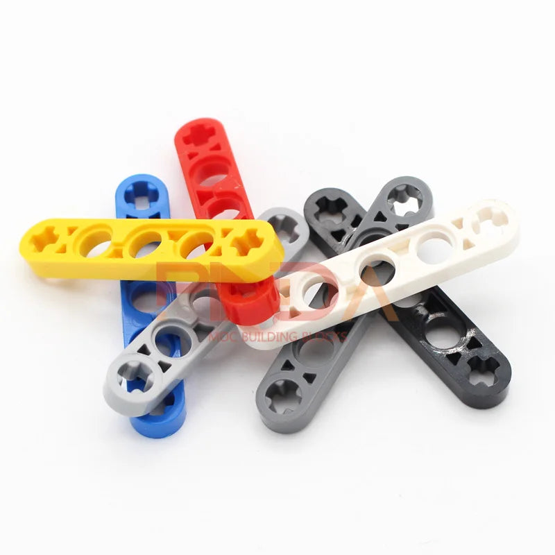 10PCS Assembles Particles 11478 1x5 Bolt Hole Arm (Thin) Bricks Building Blocks DIY Replaceable Parts Toys For Children Gifts