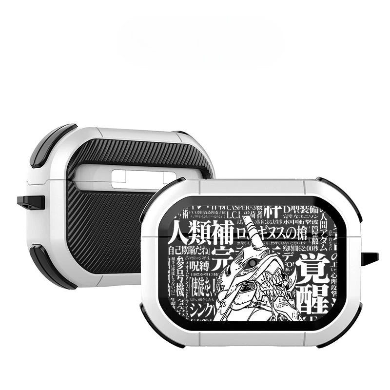 NEON GENESIS EVANGELION EVA-01 TEST TYPE AirPods Pro 1 2 3 4th Gen Earphone Cover Creative High Value Cartoon Earphone Case