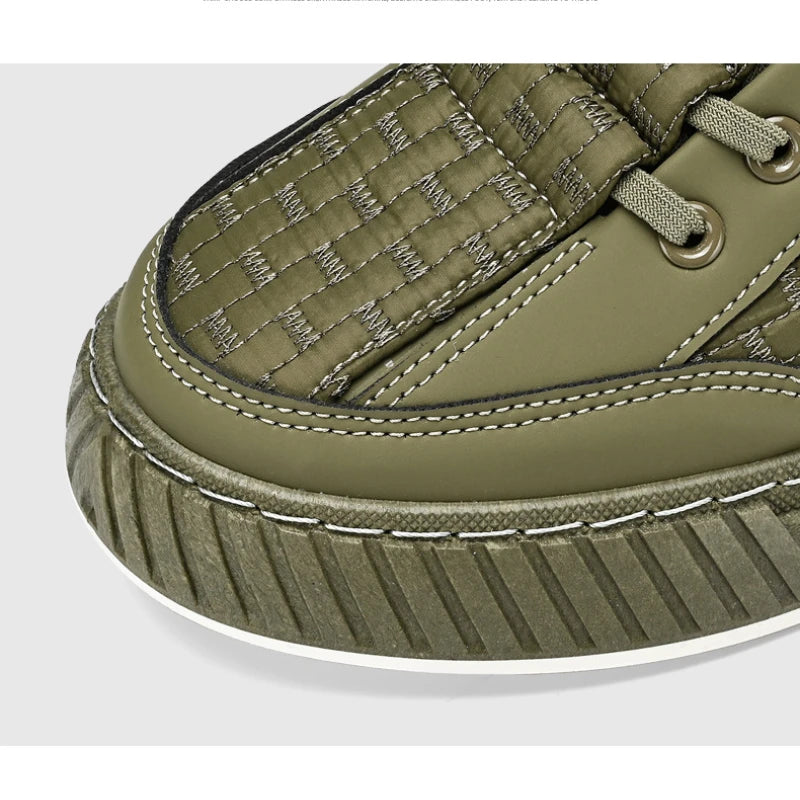 2025 New Fashion Platform Sneakers for Men Casual  High-top Shoes Male  Flat Non-slip Sport Running Shoes Man Spring Sneakers