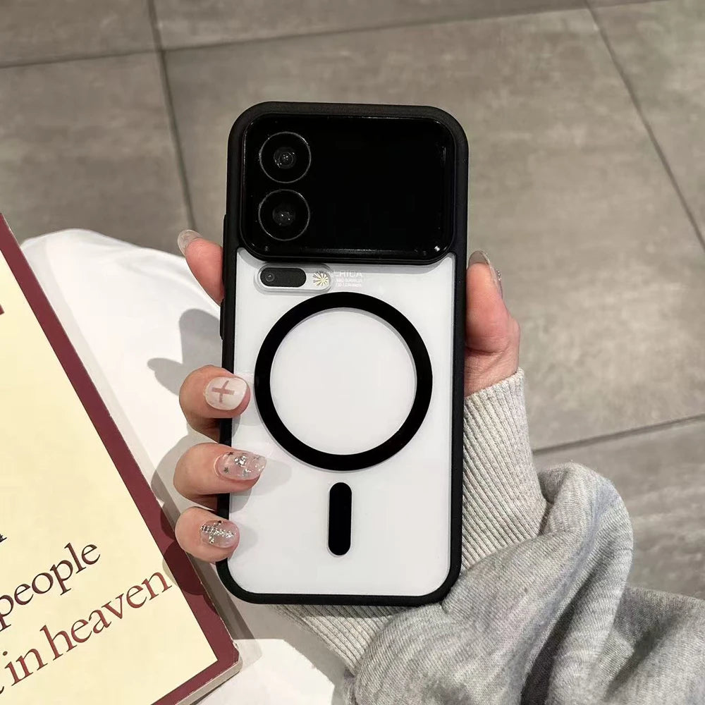 For Xiaomi 17 Pro Max Case HD Transparent Shockproof Magnetic Charging Case TPU PC Cover For Xiaomi Mi 17