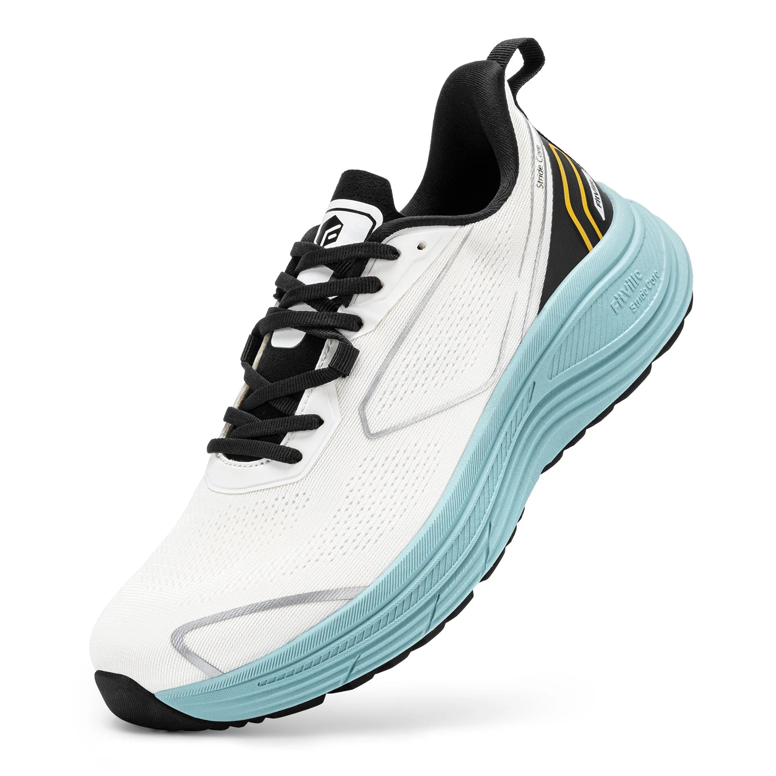 Fitville Walking Shoes For Men Wide Design Sneakers Cushioned Tennis Running Shoe With Arch Support For Plantar Fasciitis Relief