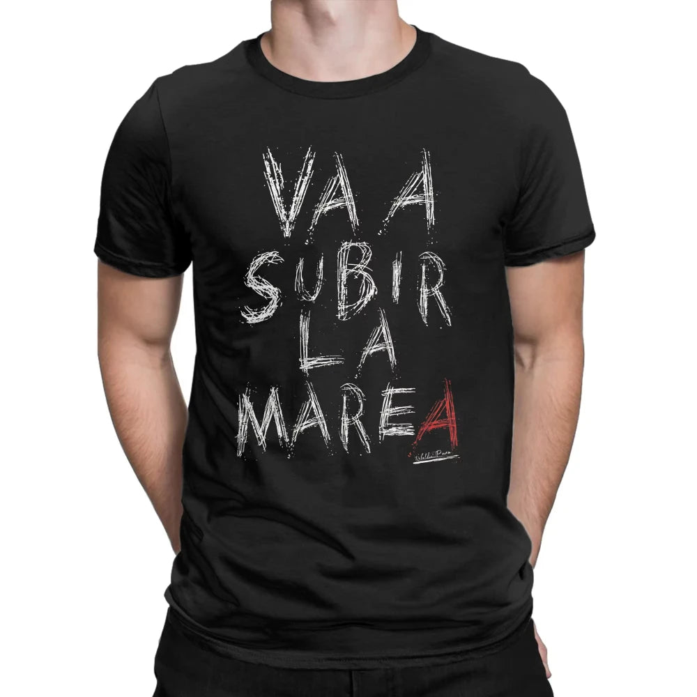 Robe Extremoduro Songs in Spanish T-Shirt Novelty T Shirts Man's Cotton O Neck Oversize Top Tees Short-Sleeve Streetwear Tshirts