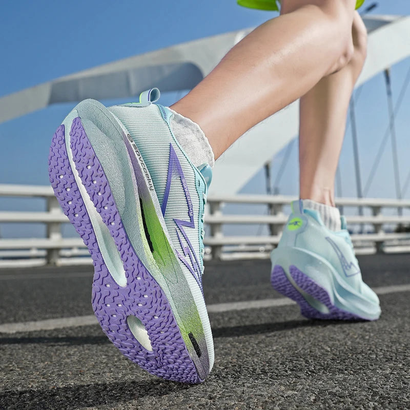 Running Shoes Carbon Board Speciality Marathon Men Sports Breathable Lightweight Women's Comfortable Athletic Nonskid Sneakers