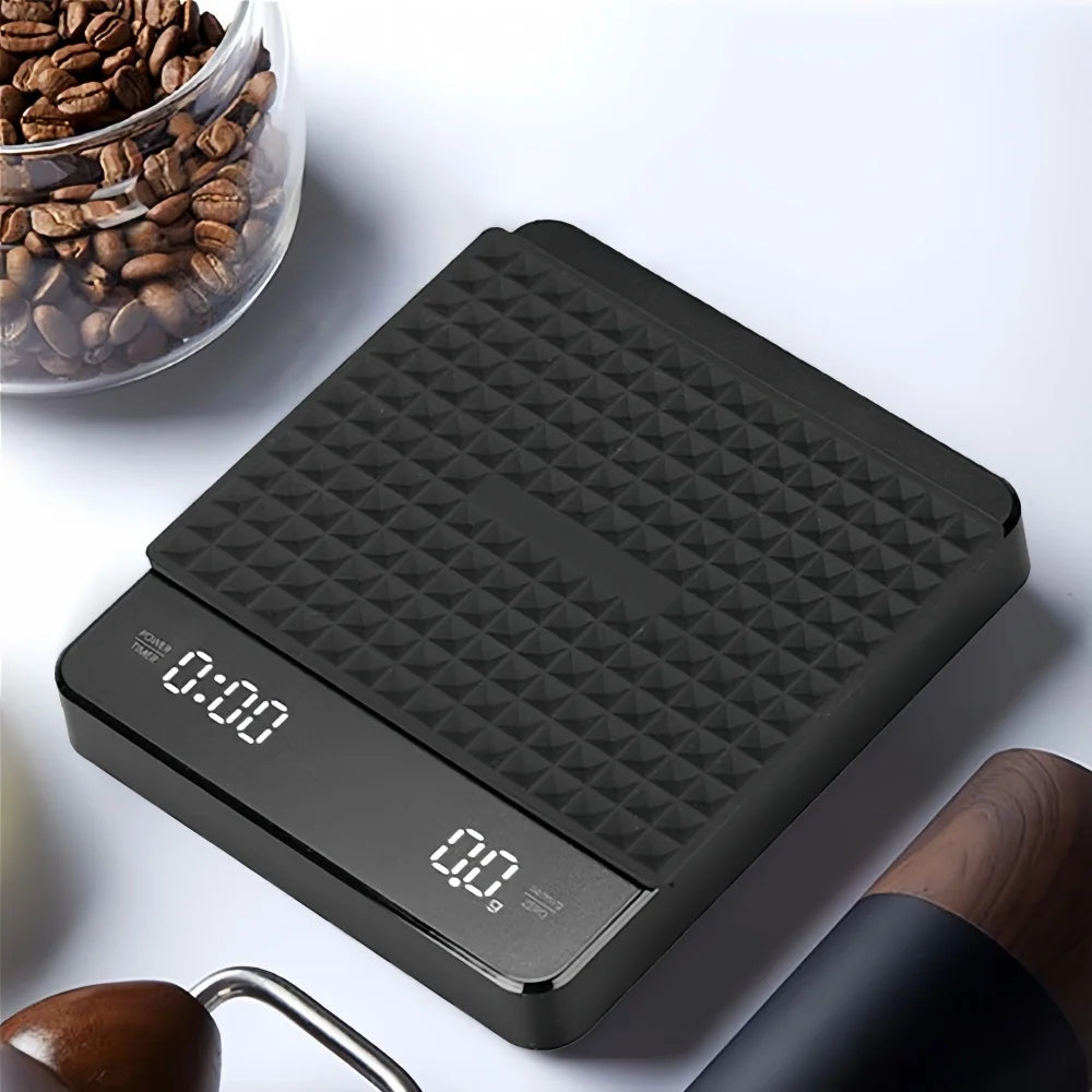 3kg/5kg Electronic Coffee Scale Waterproof Pad LED Display High Quality USB Timing Professional Home Coffee Accessories Gift