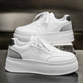 Spring Men's Shoes, New Breathable White Sneakers, Versatile Thick-soled Height-increasing Sports Shoes, and Casual Sneakers