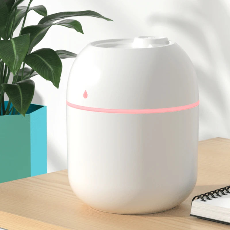 220ml Portable USB Ultrasonic Air Mini Humidifier Essential Oil Diffuser Car Purifier Aroma Anion Mist Maker