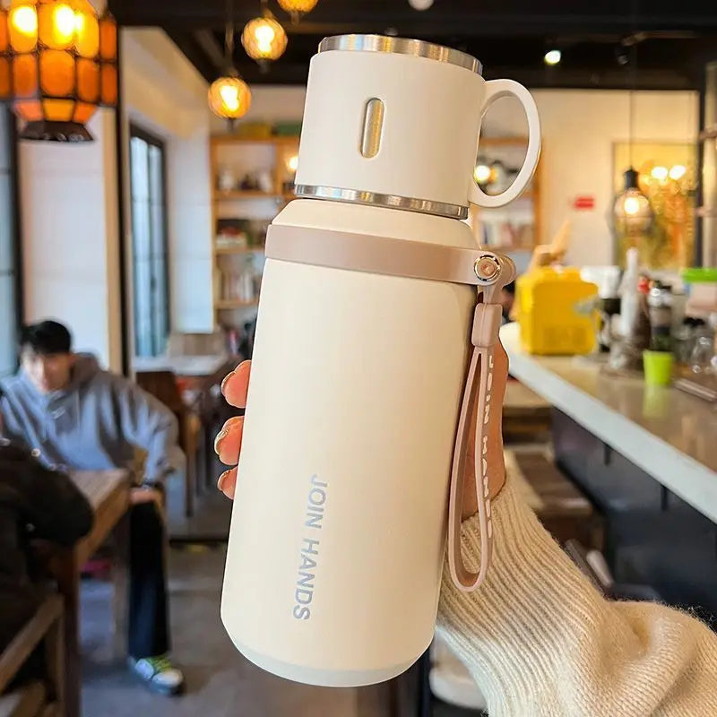 Large Capacity Stainless Steel Tumbler Mug Vacuum Flasks Insulated Coffee Cup Travel Thermos Cups Thermal Water Bottle for Tea