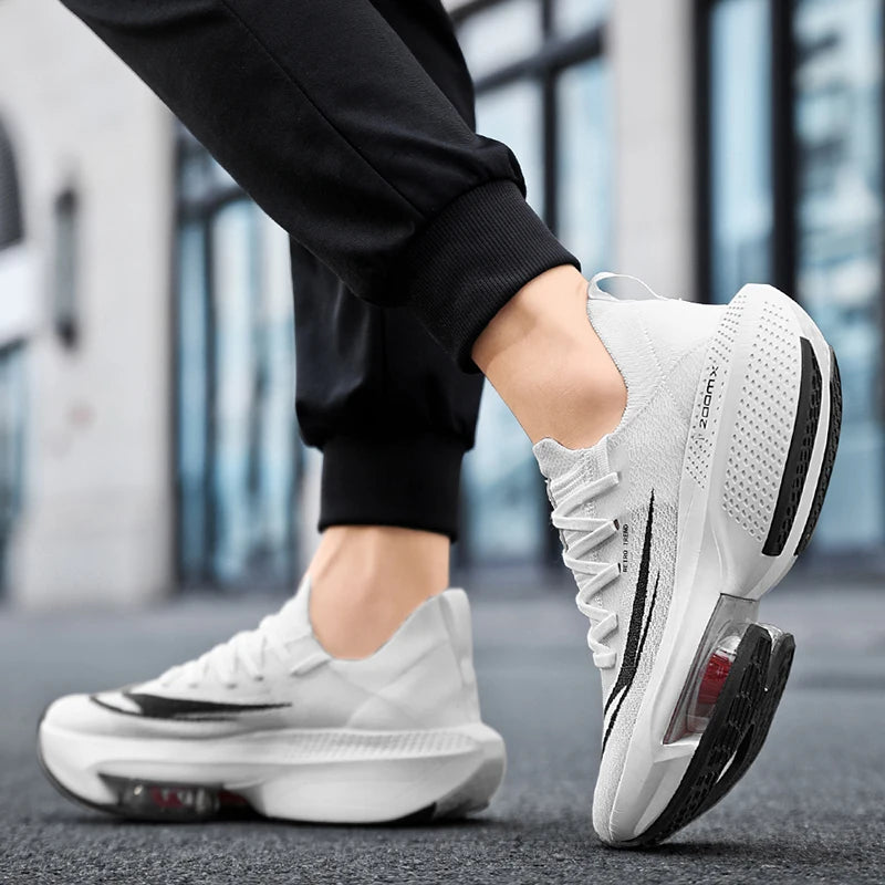 Marathon Air Cushion Men Running Shoes Breathable marathon Sports gihtweight Sneakers Women's Comfortable Athletic Training