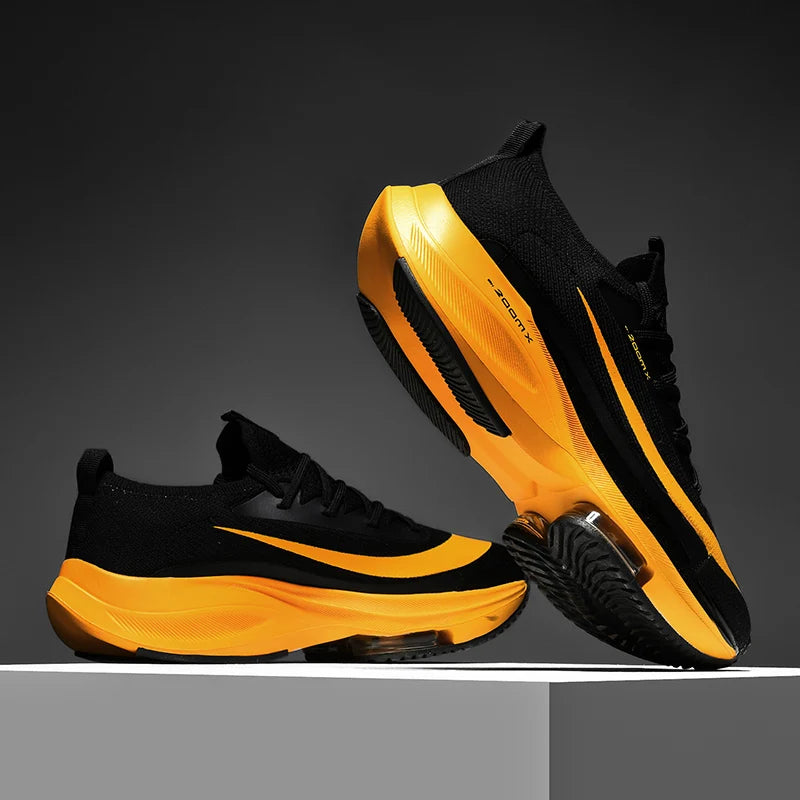 Marathon Air Cushion Men Sports Running Shoes Breathable Lightweight Male Comfortable Athletic Training Sneakers Tennis Shoes
