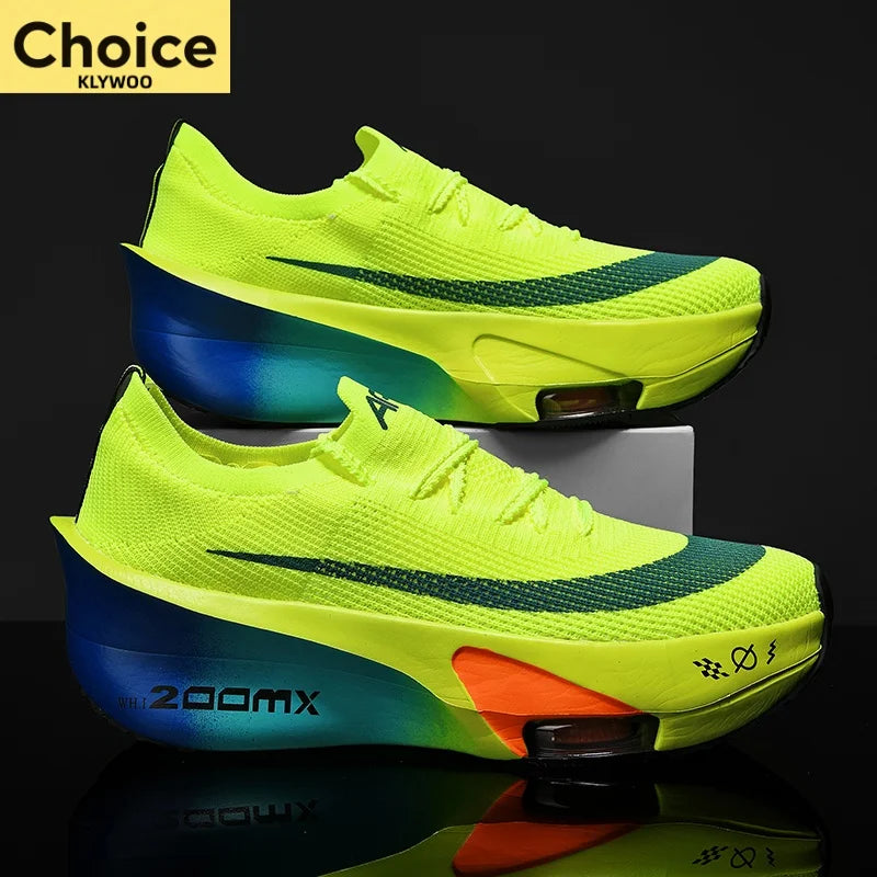 NEW Running Shoes Carbon Board Speciality Marathon Men Sports Breathable Lightweight Womens Comfortable Athletic Brand Sneakers