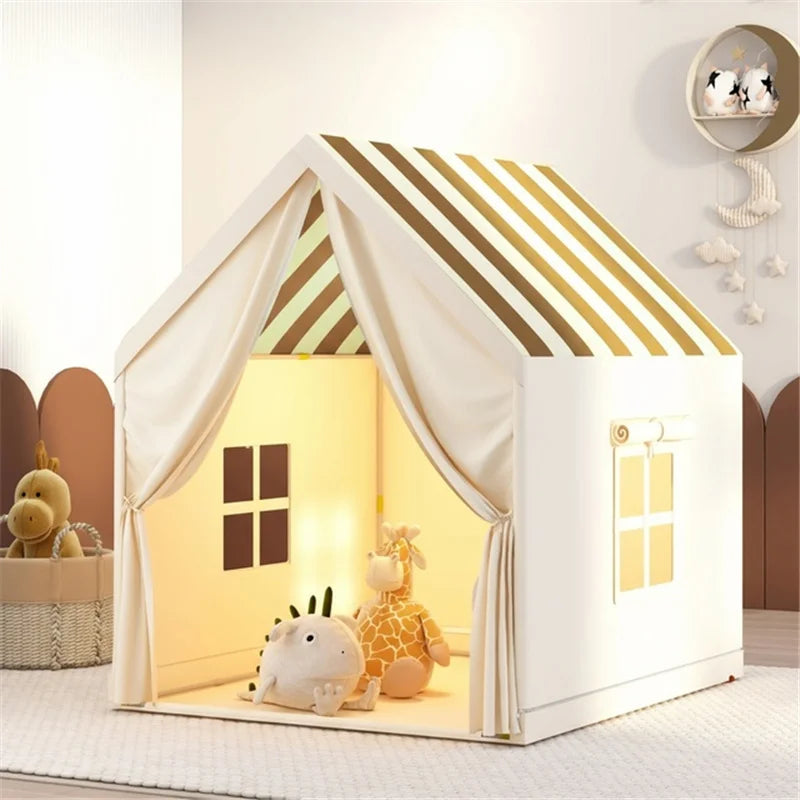 Children's Play Tent Toy Princess Castle Tent Portable Folding Playhouse Tents Christmas Birthday Gift for Girls Boys