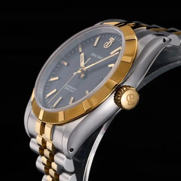 Baltany Men Automatic Watch 36mm Mechaical Wristwatch Sapphire Mirror 10ATM Waterproof  Luminous NH35