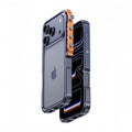 Cyberpunk Punk Mechanical Phone Frame Case For iPhone 17 Air 16 15 14 13 Pro Max Plus Aluminum Alloy Metal Shockproof Bumper