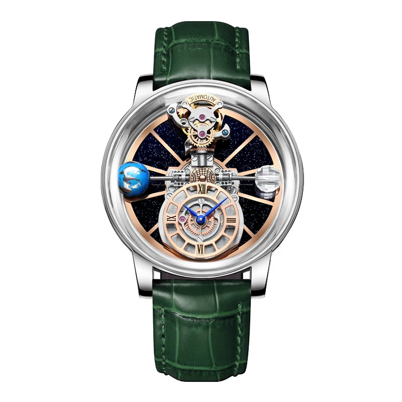 HAEMMER 2025 new top brand luxury fashion casual business quartz watch astronomy waterproof watch Relogio Masculino+Box