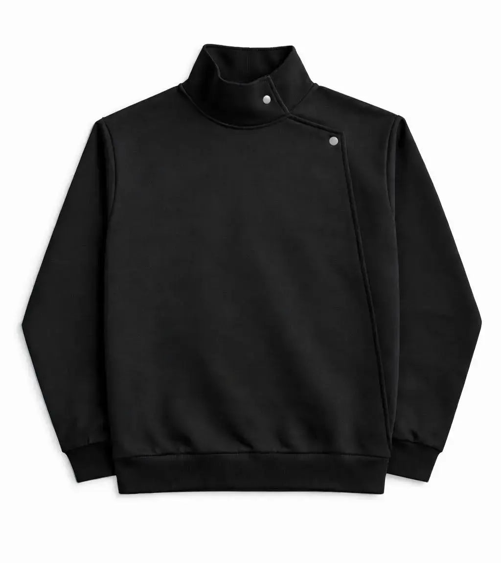 Y2K White Fencing Jacket Retro Bakastroll High Neck Loose Casual One Button Pullover Sports Yoga Suit Jackets Streetwear Coat