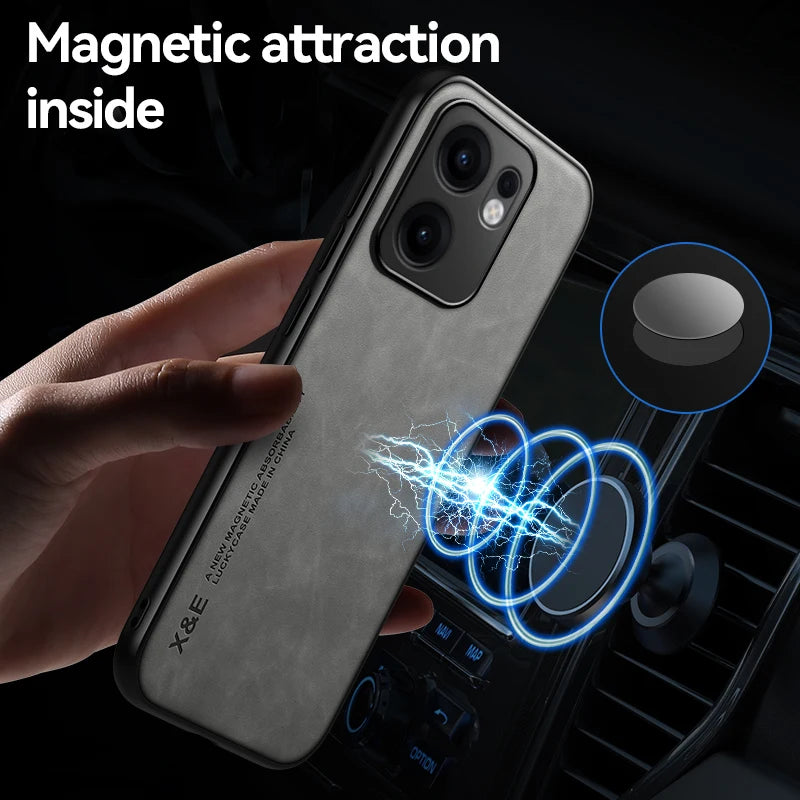 Magnetic Case For OPPO Reno 13F 13FS 5G Protective Shockproof Cover Coque Capa Fundas