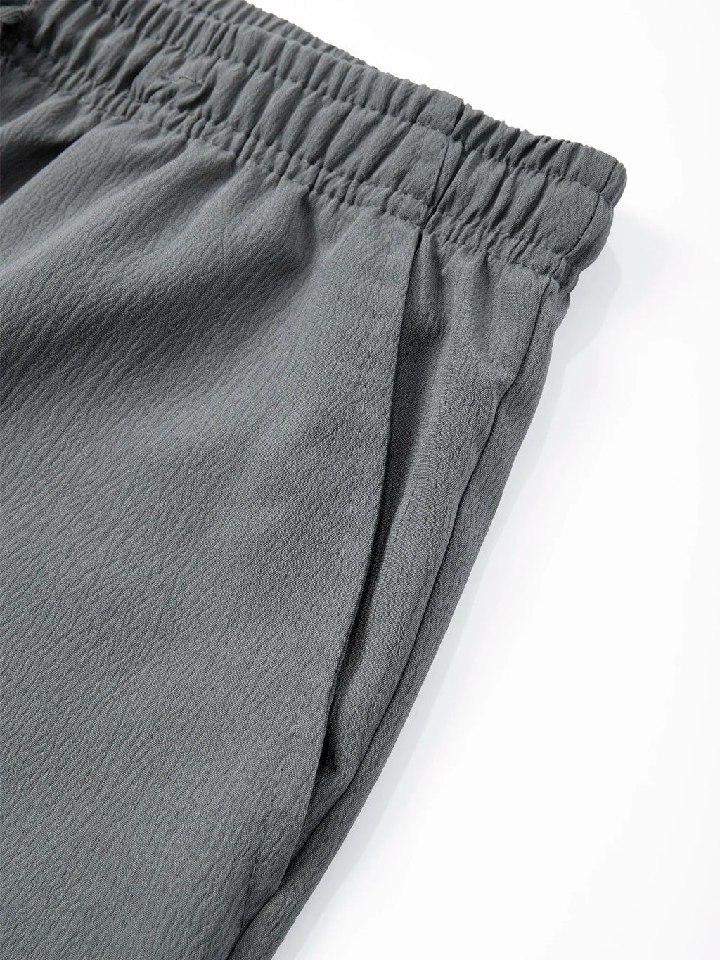 Men's Casual Straight Trousers Summer Autumn Breathable Solid Color Long Pants Drawstring Fitness Sweatpants Men Streetwear