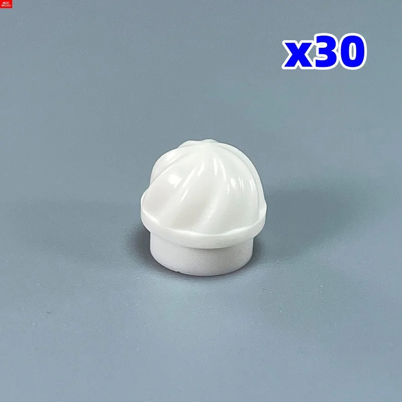 MOC Bricks Sugar Ice Cream Sweet Italian Food Dessert City Street Educational DIY Building Blocks Children's Toys Plastic Dolls