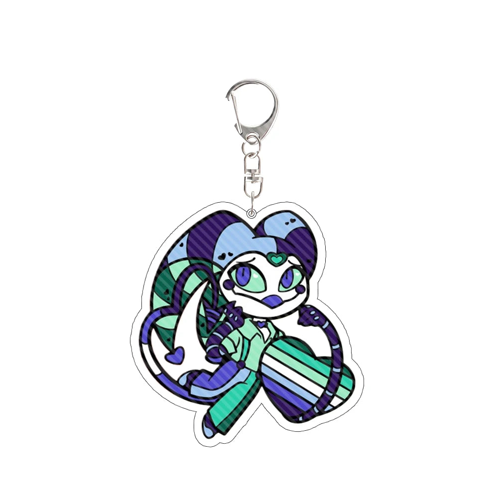 For Charlie Morningstar Vaggie AD Alastor Acrylic Keychain Anime Peripheral Backpack Pendant Festival Gift