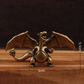 In Stock Anime Small Ornament Brass Creative Ornament Small Ornament Brass Craft Charizard Blastoise Ornament