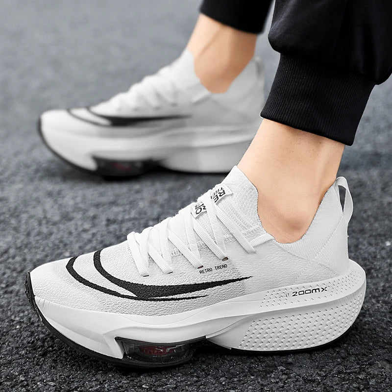 Marathon Air Cushion Men Running Shoes Breathable marathon Sports gihtweight Sneakers Women's Comfortable Athletic Training