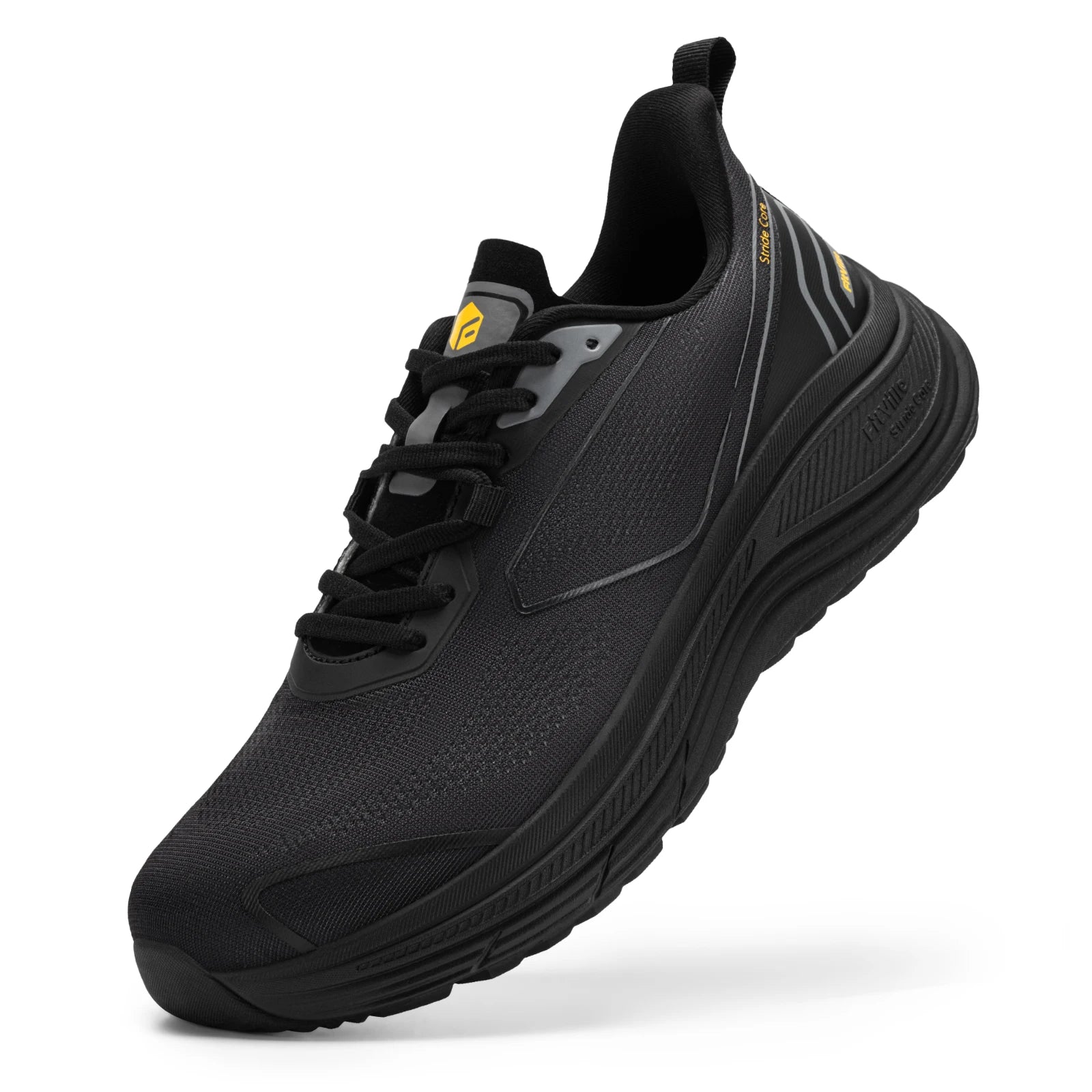 Fitville Walking Shoes For Men Wide Design Sneakers Cushioned Tennis Running Shoe With Arch Support For Plantar Fasciitis Relief