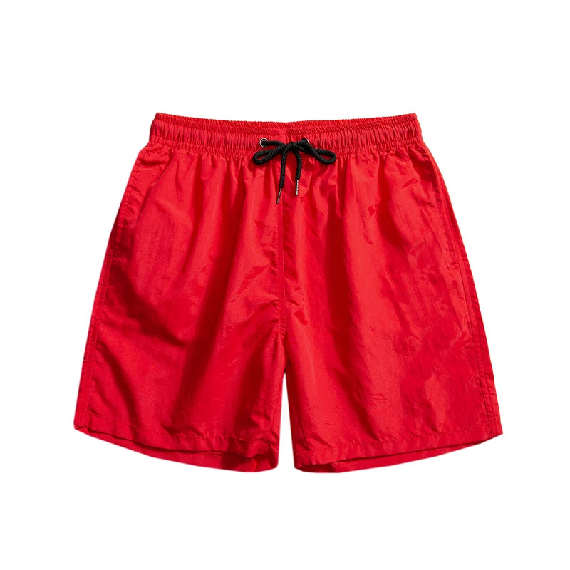 2023 Summer Men's Shorts Candy Colored Panties Beachwear Sports Fitness Pants Thin Quick Drying Casual Pants