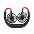 High Quality Headphone Design Hand Free Traveling Outdoor Portable Usb Rechargeable Led Neck Fan Mini Handheld Fan