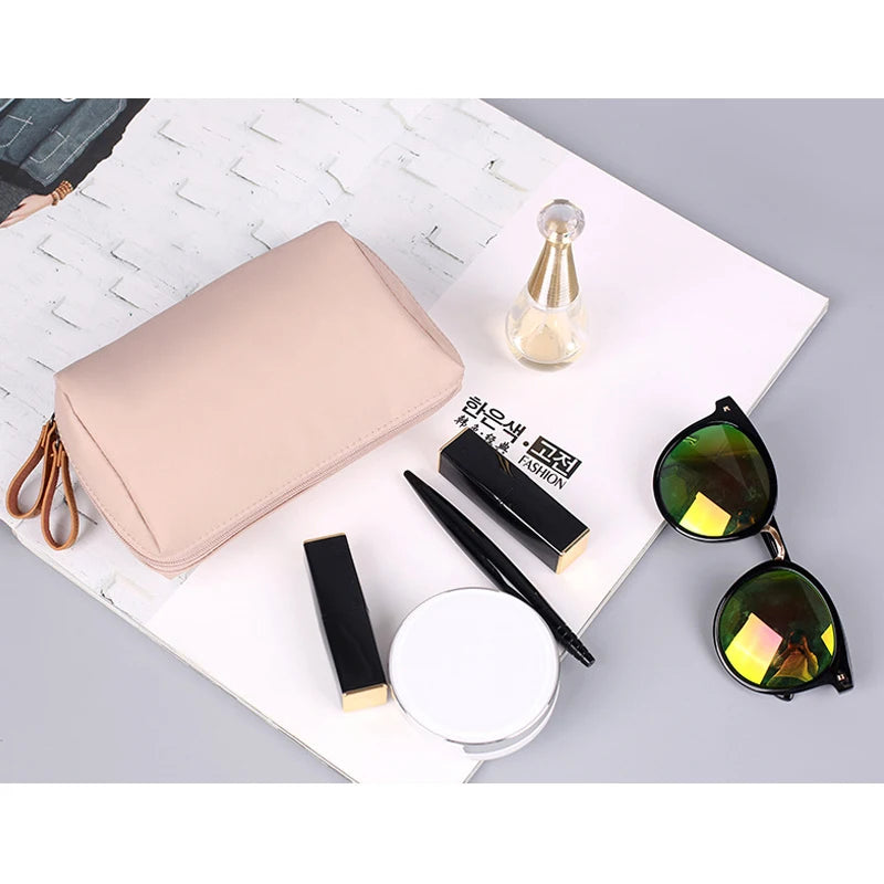 KPop Demon Hunters Small Make Up Bag Women Travel Makeup Brush Organizers Cosmetics Lipstick Waterproof Toiletry Clutch Bag