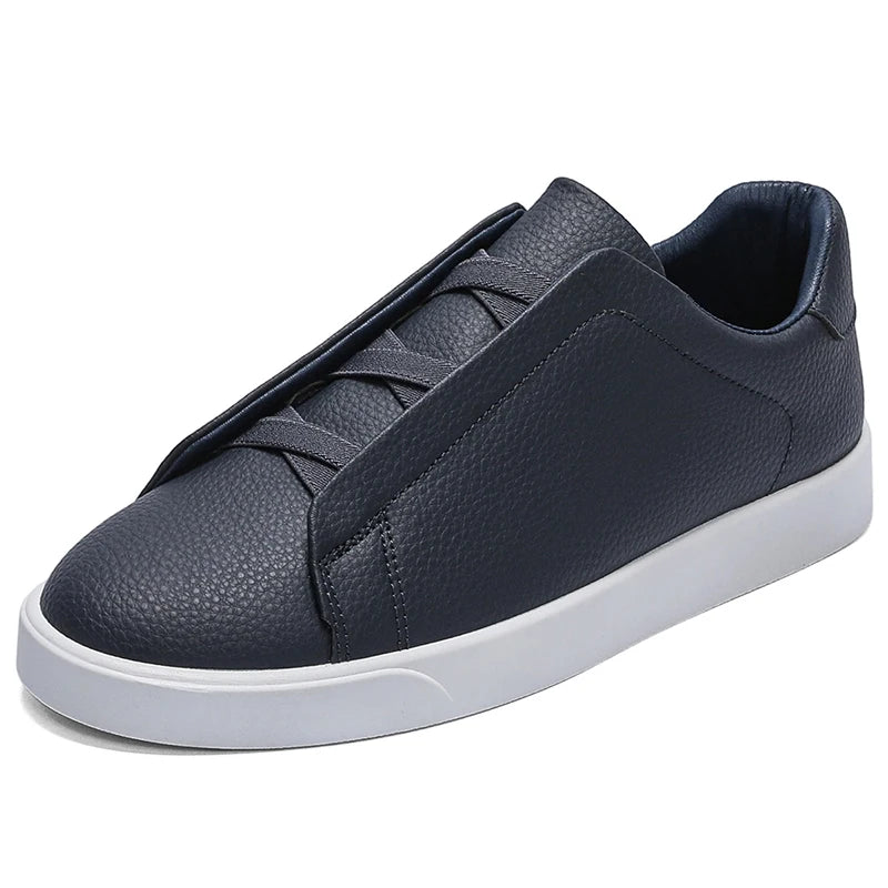 VIPOL Men's casual shoes with laces, low-top, breathable, fashionable, versatile, casual men's shoes, low-top shoes